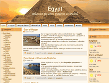 Tablet Screenshot of egypt-web.cz